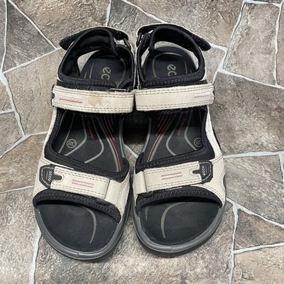 Ecco Yucatan Hiking Walking Sandals Receptor Beige Womens Size EU 38 US 7.5