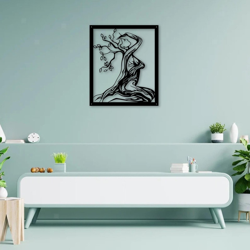 Black Iron Wall Art Decor Abstract Wall Sculpture for Home | eBay UK