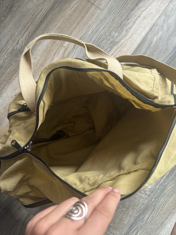 Bolso de lona Wilderness Experience vintage Foto 4 de 4