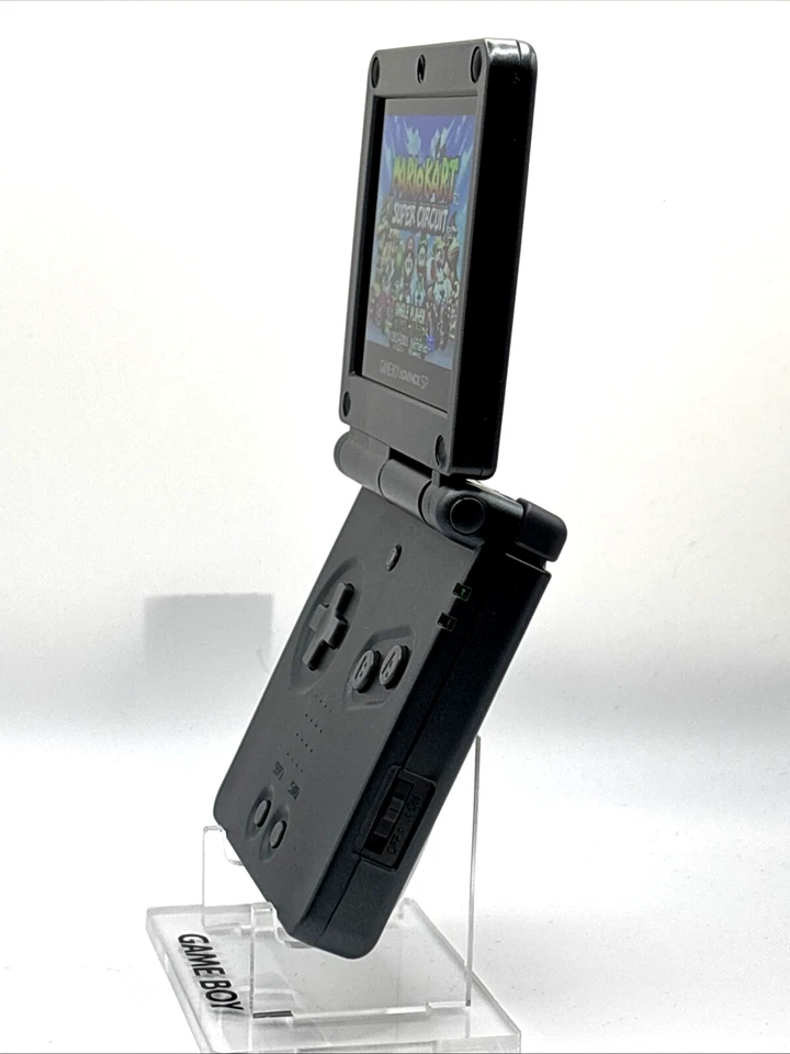 Nintendo Gameboy Advance SP IPS Laminated Screen GBA V5 Black Matt NEW Battery - Image 4 of 4