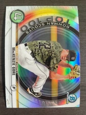 2020 Bowman Chrome MacKenzie Gore Scouts Top 100 Refractor #BTP-4