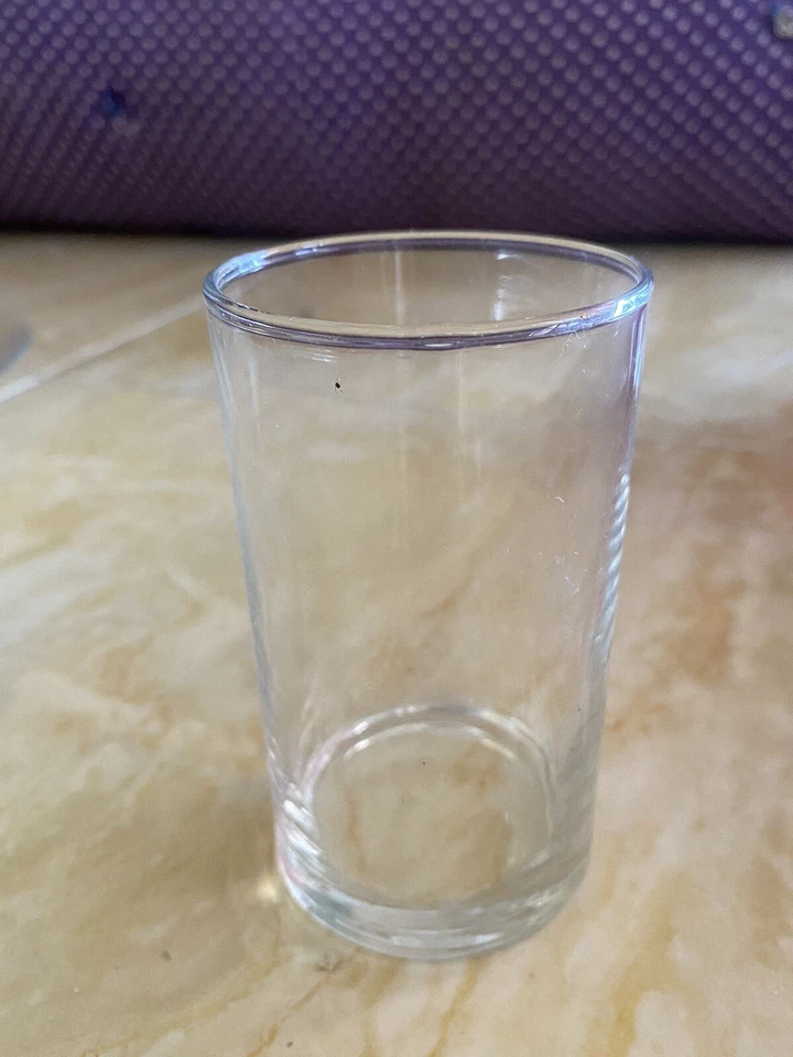 Transparent Clear Glass. 250ml 6cm X 12cm. Drink For Juice,milk,tea,coffee Etc. - Image 2 of 2