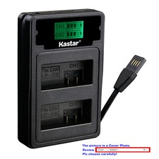 Kastar Battery LZD2 USB Charger for Canon LP-E8 LC-E8 Canon EOS Rebel T2i Camera