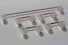 Durock V2 PCB Mount Screw-in Stabilizers Gold Plated 2u 6.25 7u Clear/Smoky