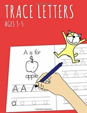 Trace Letters, Ages 3 - 5