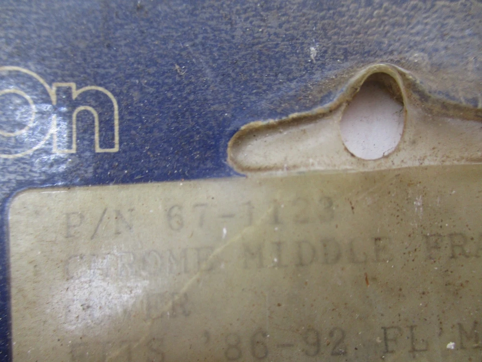 Cubiertas laterales de marco medio cromadas 67-1123 Harley Davidson Add On Inc. 86-92 FL Foto 3 de 3