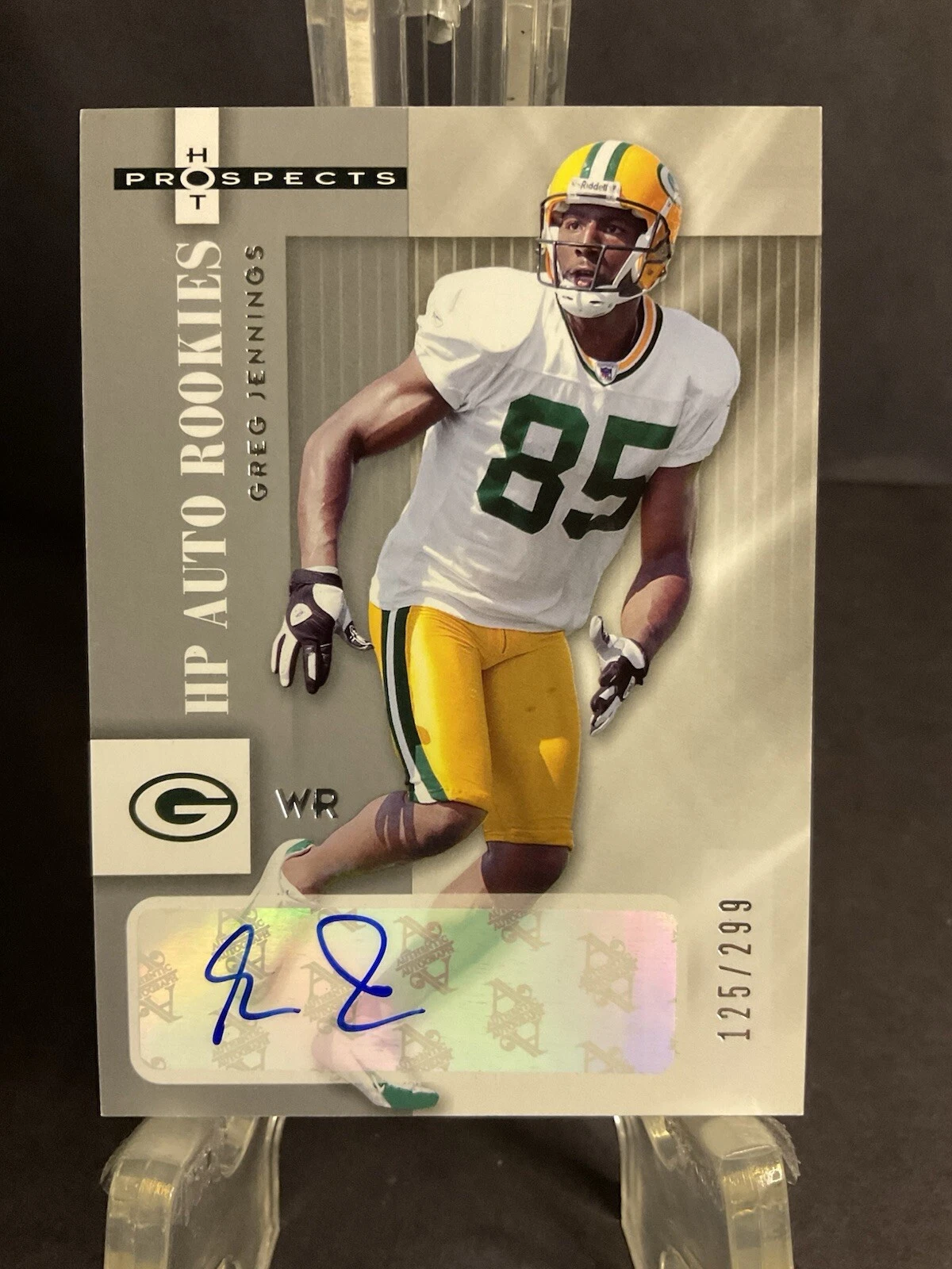 Greg Jennings Fleer Hot Prospects #190 HP Auto Rookies