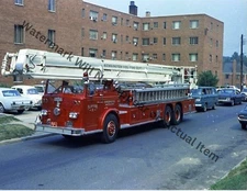 Pirsch Snorkel Fire Truck Kensington Vintage Photograph Print 8.5x11"