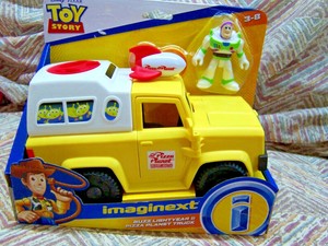 imaginext toy story buzz lightyear and pizza planet truck