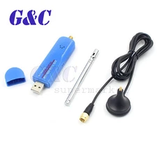 RTL-SDR RTL2832U 1PPM TCXO HF BiasT SMA Software Radio Receiver + Antennas Kits