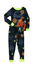 Spider-man Boy's Superhero Halloween Spidey Jack-O-Lanterns Halloween Pajama Set