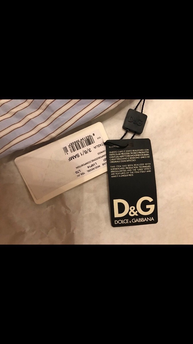 Pantalon Bébé Garçon Dolce & Gabbana Taille 3/6 Mois - Coton, Avec Logo Ruban, Neuf Avec étiquettes