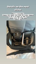 Canon EOS Rebel SL3 DSLR 4K Video Camera