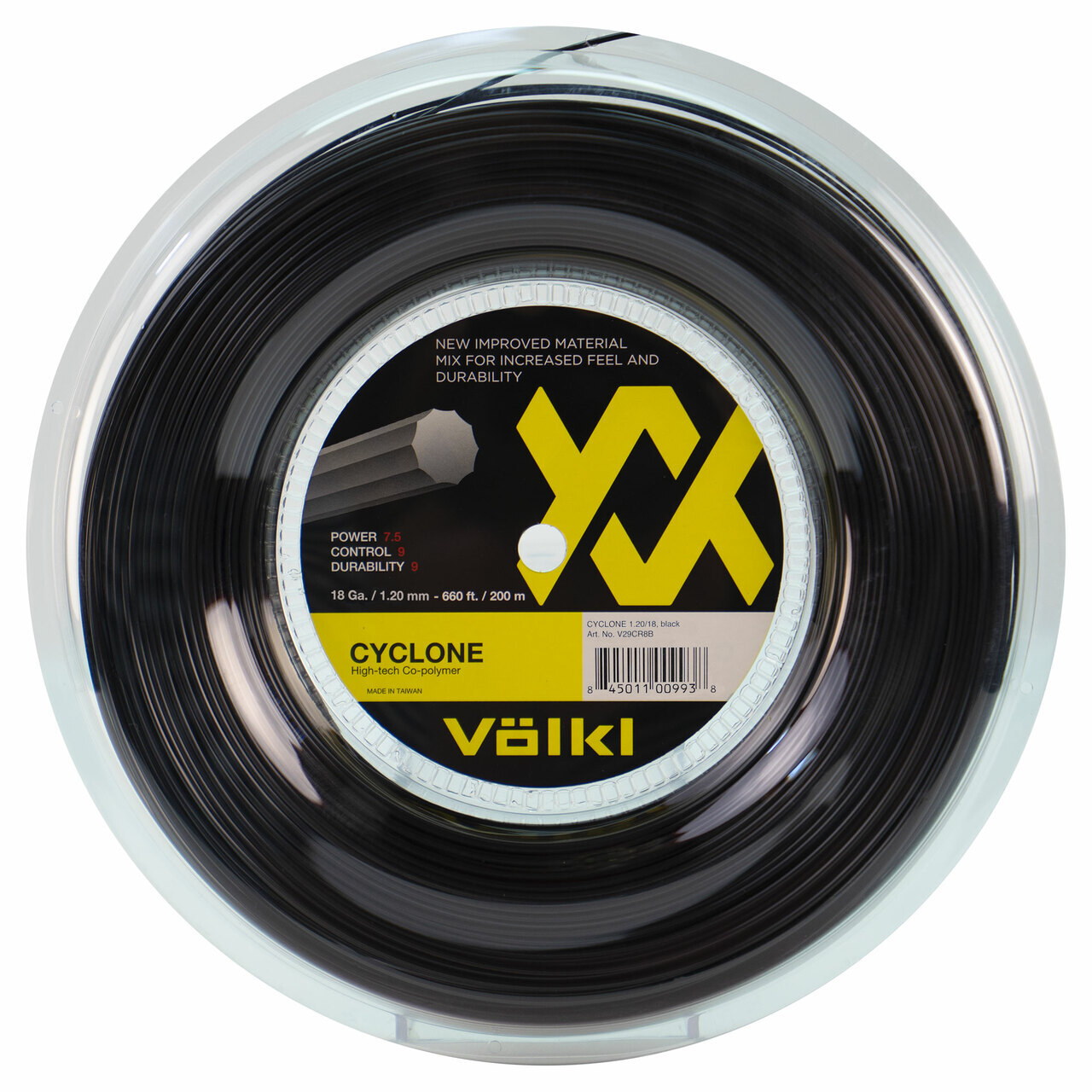 Volkl Cyclone 18 1.20mm Tennis Strings 200M Reel