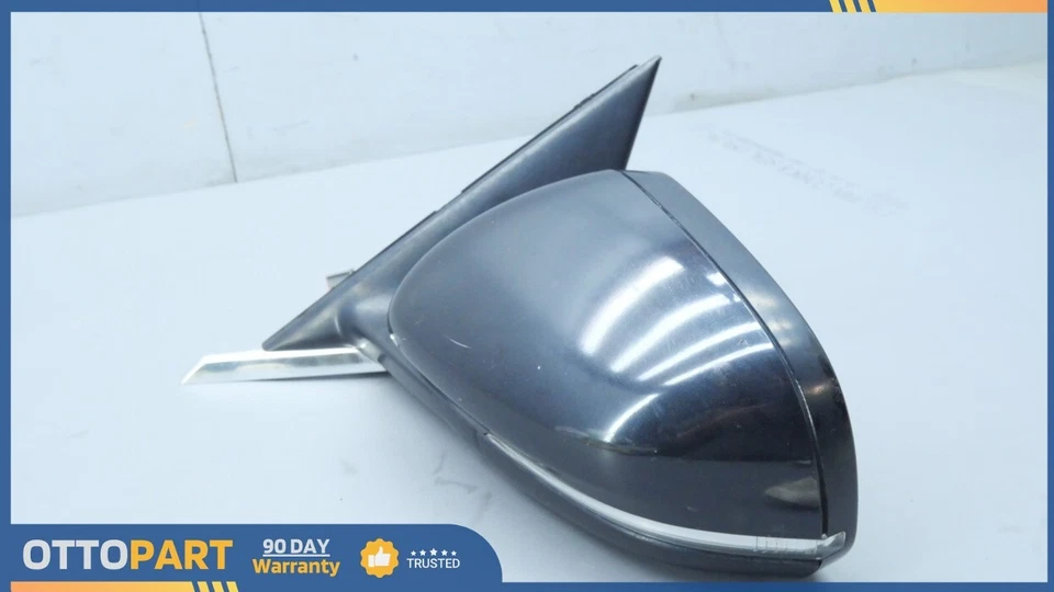 Espejo retrovisor eléctrico con vista lateral izquierdo Jaguar XF XFR XFR-S 2011-2015 negro OEM Foto 3 de 4