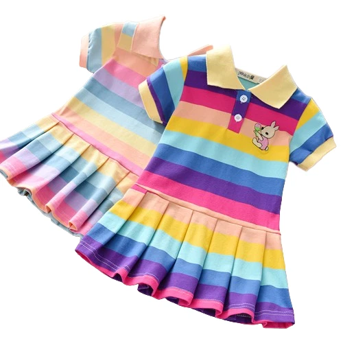 Girls' Summer Cotton Dress.