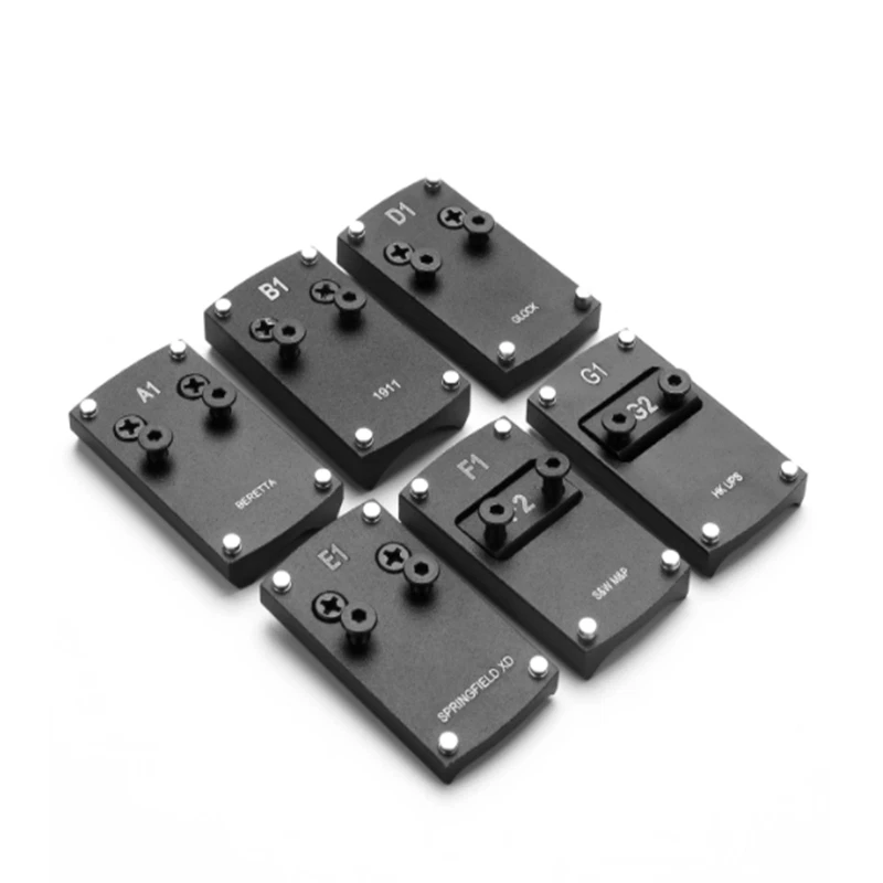 Reflex Red Dot Sight Mount Base Adapter Plate Handgun - Image 3 of 4