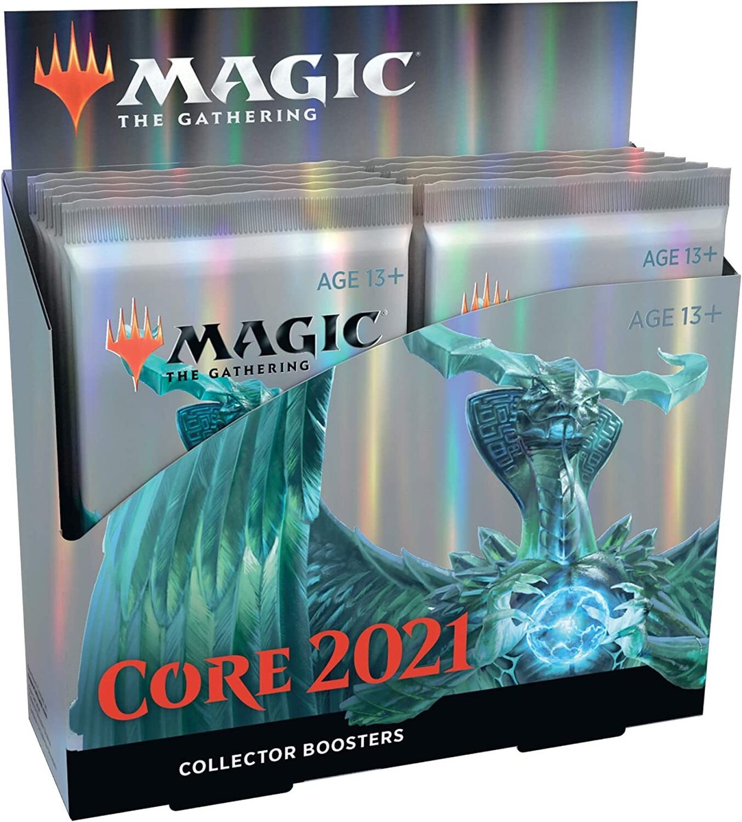 magic the gathering 2021 booster box Core Set Draft Display with at least 4 rare or mythic rare cards in every pack Magic: The Gathering Core Set