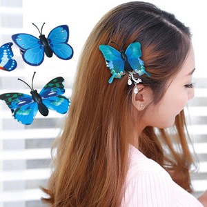 5pcs 3d Butterfly Hair Clips Hairpin Accessory Festival Party