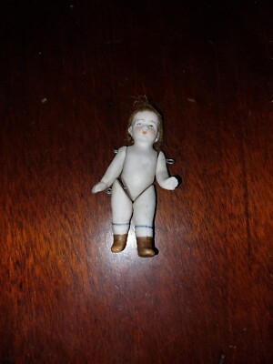 Seltene Kestner Marionette/Puppenhaus Pin Jointed Bisque Puppe 2,75 cm
