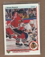 JEREMY ROENICK 1990/91 UD UPPER DECK *ENGLISH* ROOKIE CARD BLKHAWKS COYOTES HOF?