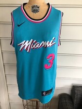 Nike Swingman Dwayne Wade Miami Heat Vice City Edition Jersey sz 48 M Authentic