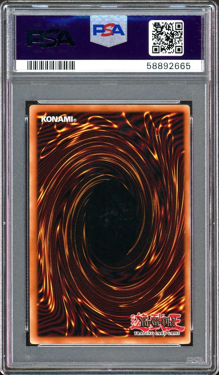 Yugioh Dark Master Zorc 1. Edition Super Rare DCR PSA10 GemMint