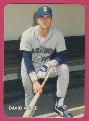 1987 Mothers Cookies # 9 Dave Valle -- Seattle Mariners