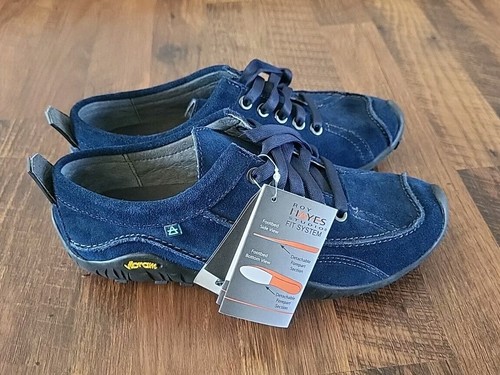 New Roy Hayes Studio Vibram Blue La Cruz Shoes M5 W7 - Picture 2 of 8