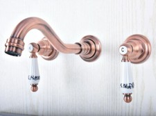 Antique Copper Ceramic Handle Kitchen Faucet Bathroom Sink Tub Mixer Tap 2sf503