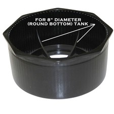 JCS Round Bottom, Plastic Scuba Tank Boot For Steel Tanks , 8"