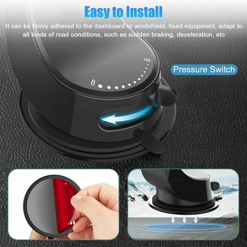 Support montage chargeur sans fil voiture magnétique pour iPhone 12 Mini Pro Max - Photo 4 sur 6