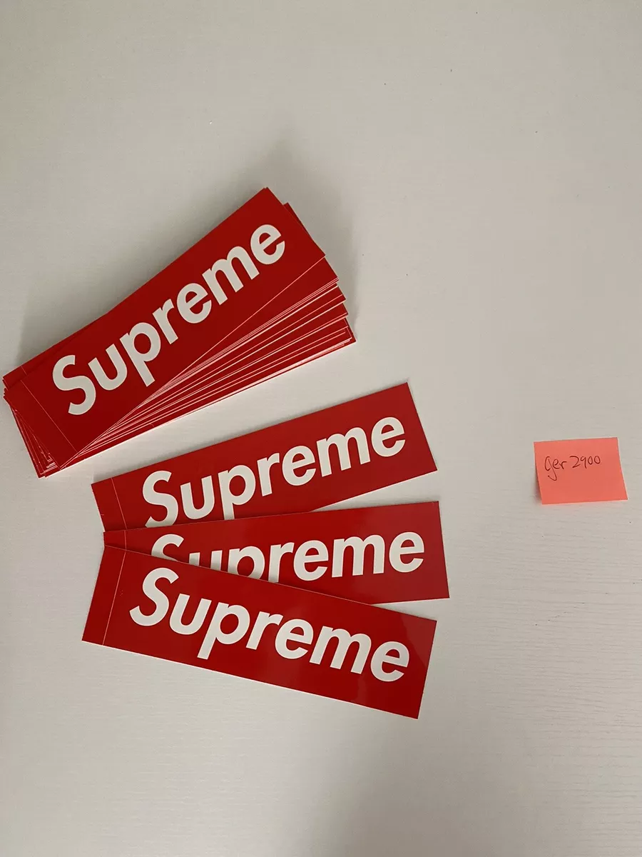 Supreme x Louis Vuitton Box Logo Sticker Set