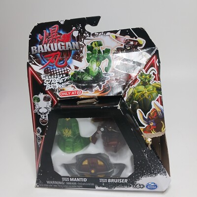 Bakugan Street Brawl Special Attack Mantid & Bruiser 3 Piece Set 