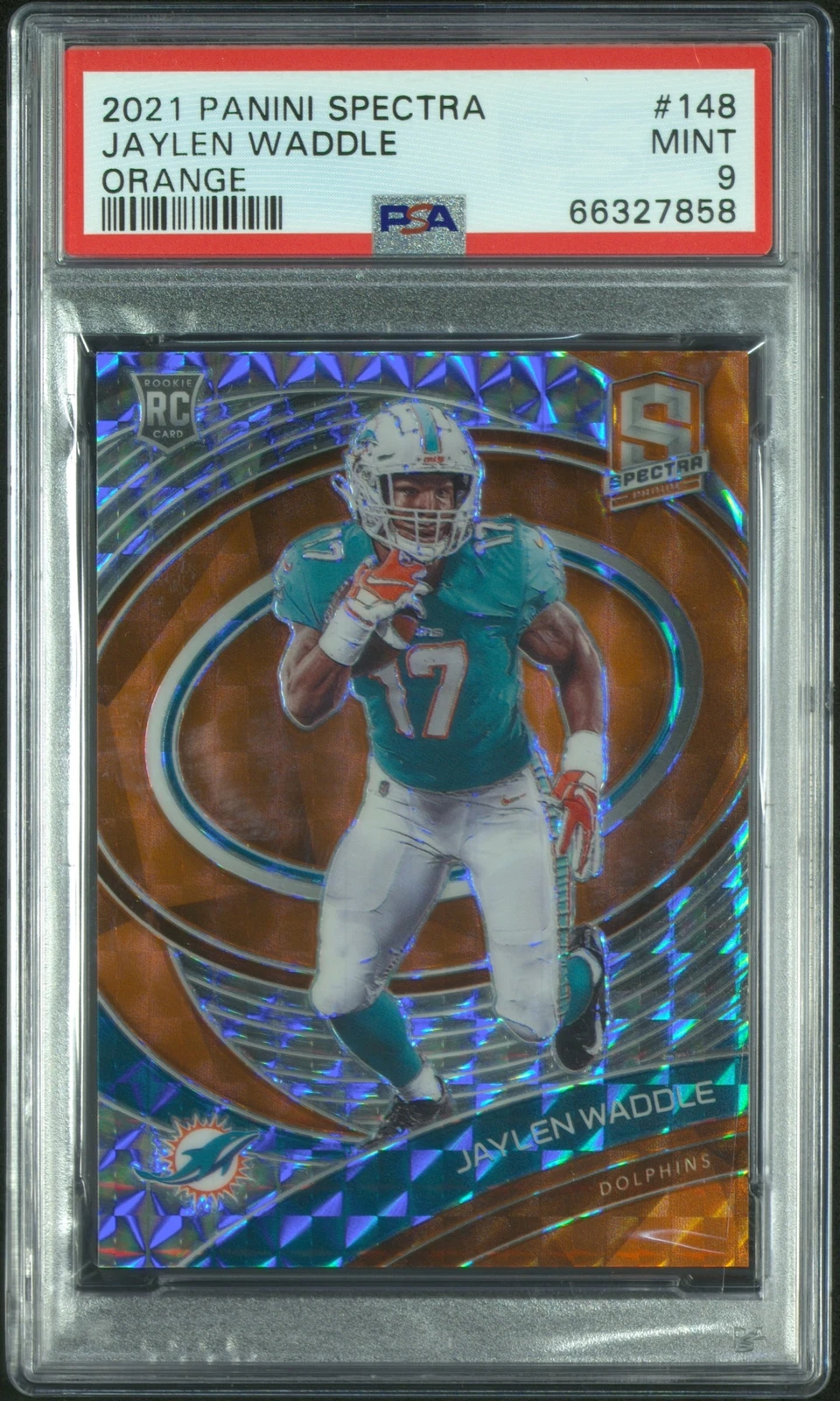 Jaylen Waddle Panini Spectra #148 Orange