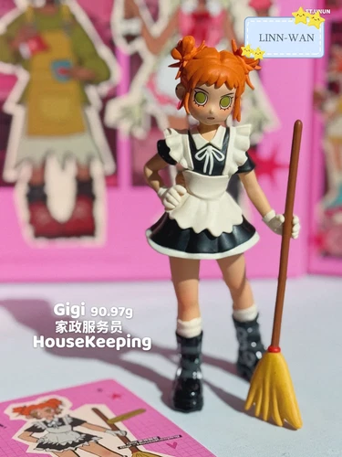 Genuine POP MART Peach Riot Rush Hour Series Blind Box Figure- Gigi HouseKeeping - Picture 3 of 18
