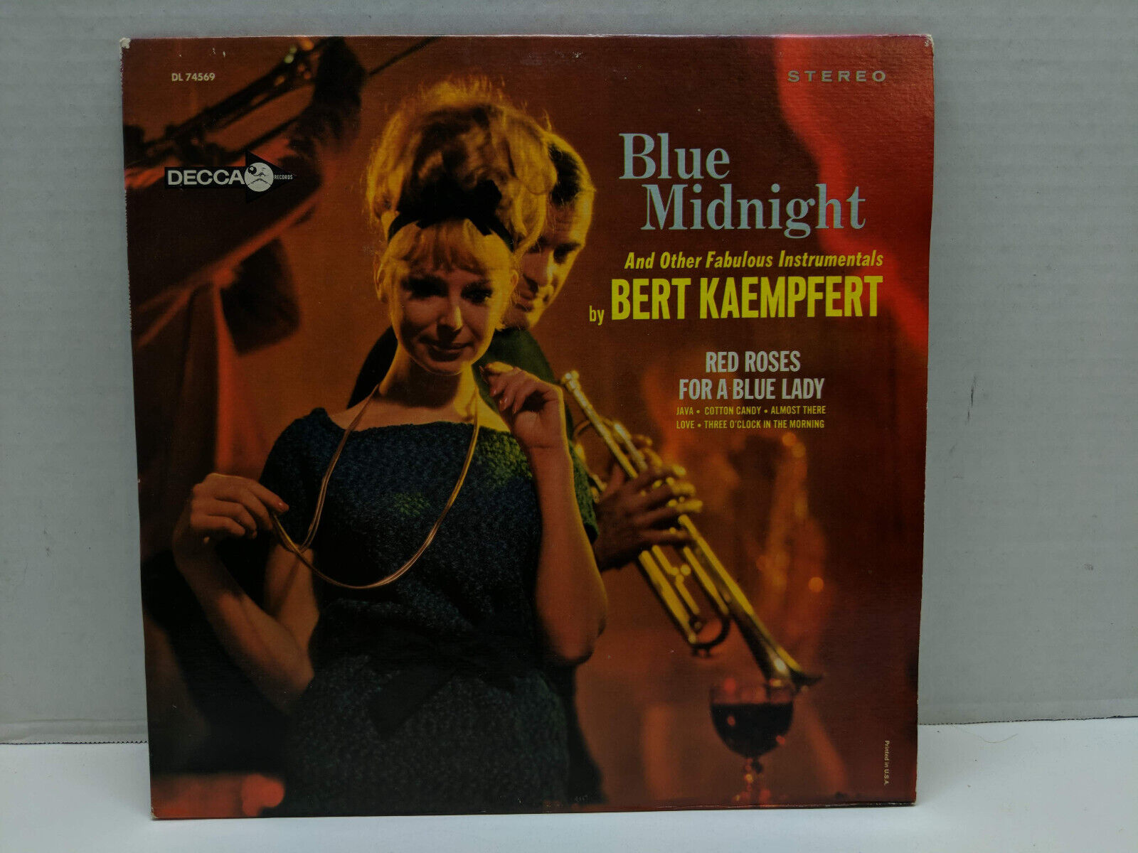 Bert Kaempfert - Blue Midnight - Decca DL 74569 Vinyl Record