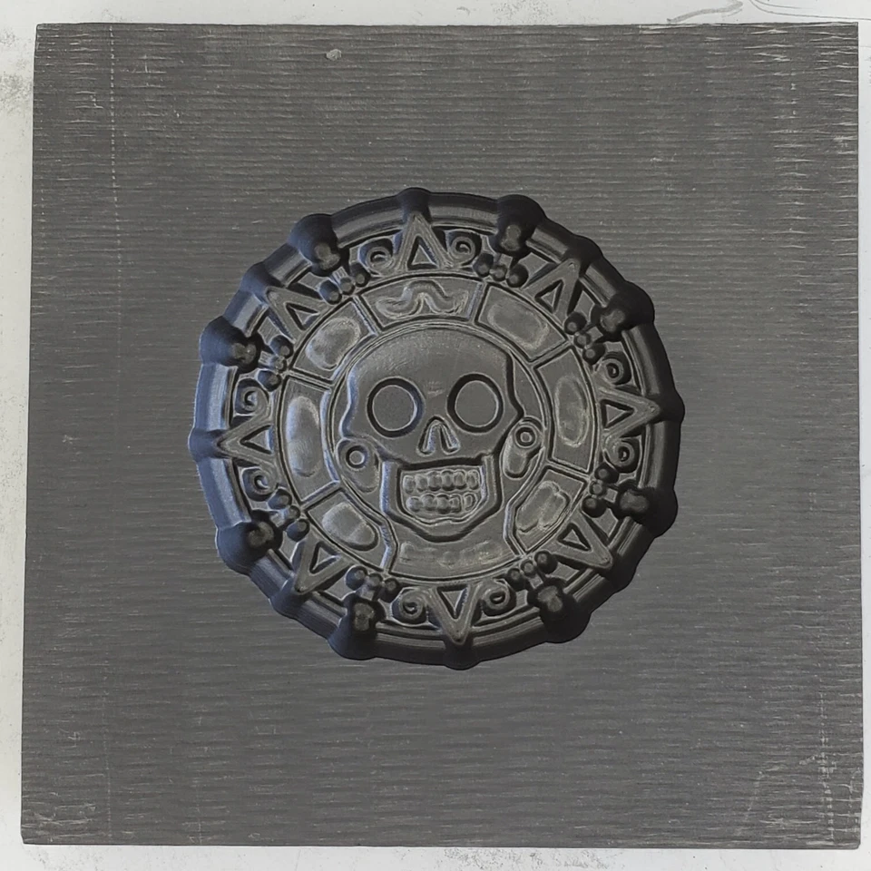 3D Graphite mold Aztec ingot Mold Gold Silver Copper Melting Casting Refining - Image 2 of 3