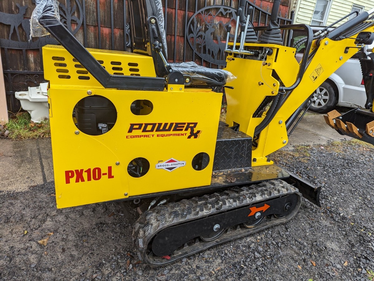New Power X 13.5HP Mini Excavator Backhoe Digger Tractor | eBay