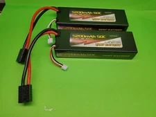 2 PACK VANT 5200mAh 2S 7.4 50C LiPo Battery FITS Traxxas REVO STAMPEDE tra2842x