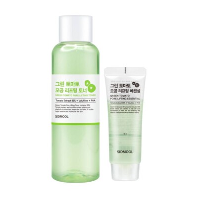 SIDMOOL Green Tomato Pore Lifting Toner 210mL + Essential 40mL SET