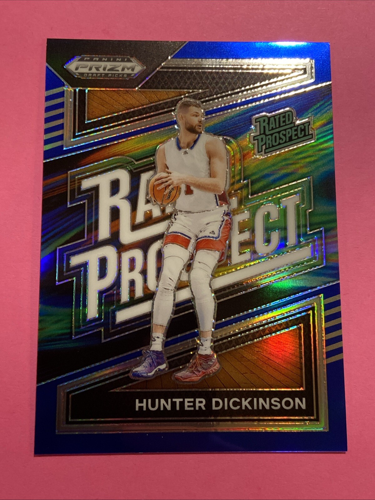 2024 Panini Prizm Draft Picks Hunter Dickinson Rated Prospect Blue /199