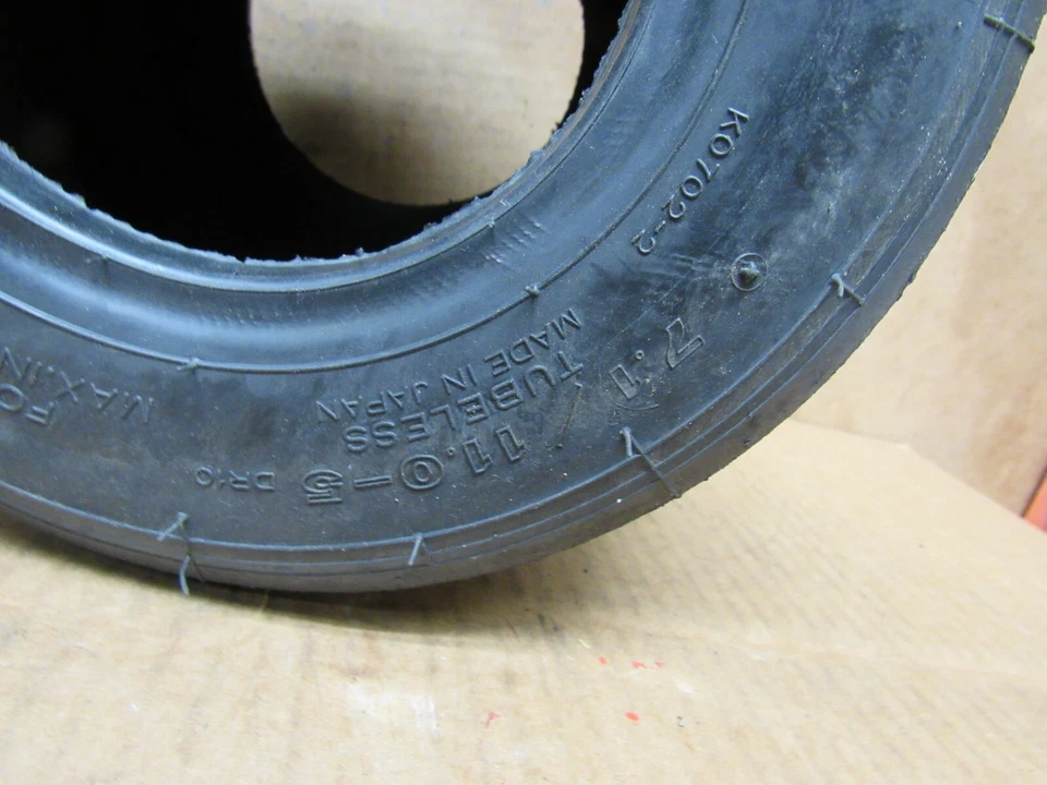 Bridgestone Go Kart Tire 7.1 / 11.0-5  Used 1/4 - 1/2 tread left - Image 4 of 4