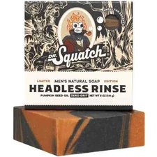 Dr Squatch Headless Rinse Halloween Limited Edition All Natural Bar Soap 5oz