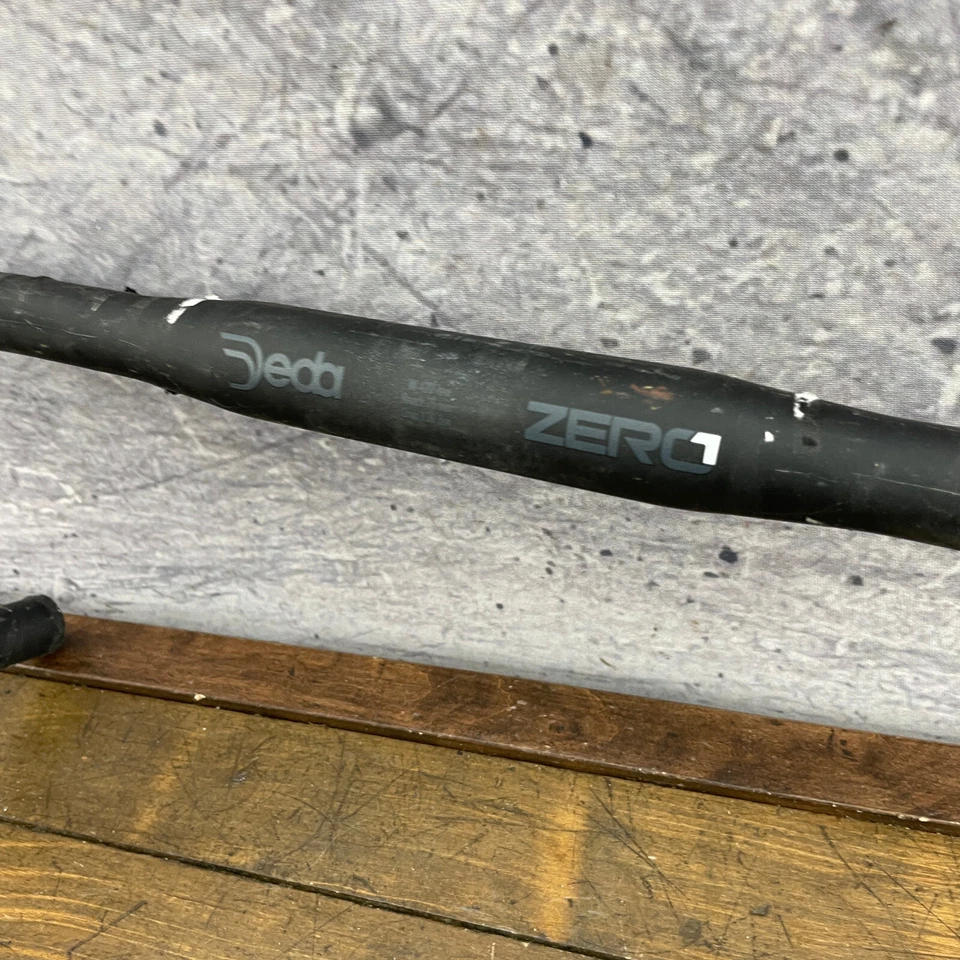 Deda Zero Handlebar 31.7 31.8 Clamp 42 cm Bar 420 Black Alloy Drop Bar Zer0 - Image 4 of 4