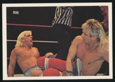 RIC FLAIR vs RICKY MORTON #136 1988 NWA Wrestling Wonderama WWE WCW VARIATION