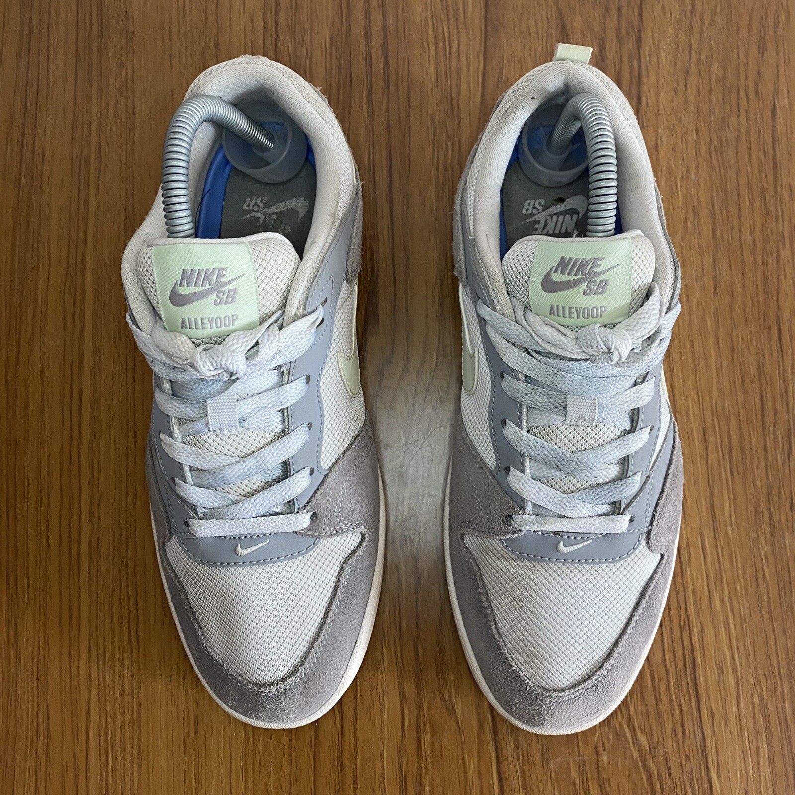 Nike SB Dunks Alleyoop Trainers Size 6 Women’s Grey Green CQ0369002 No