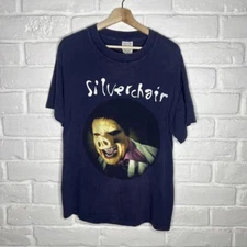 1995 Vintage Silverchair Band Grunge Concert Tour Black T-shirt S-5XL KH11226