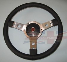 New 14 Leather Steering Wheel Adaptor Mgb 1977-1980 Mg Midget 1978-1979 New 14 Leather Steering Wheel Adaptor Mgb 1977-1980 Mg Midget 1978-1979