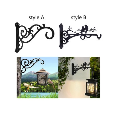 Staffa Per Piante Sospese In Ferro - Dorata, 25x21cm, Per Balconi E Giardino, Con Viti Incluse - Foto 2